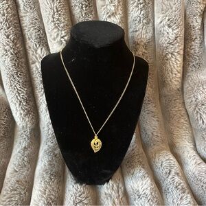 Vintage Sarah Coventry Gold Leaf Necklace